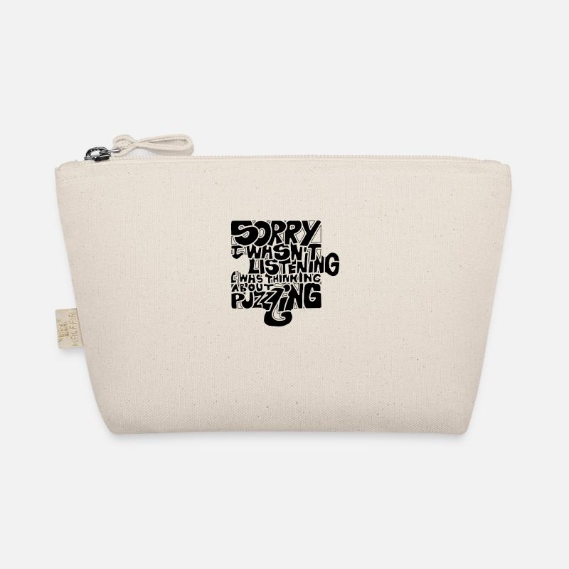 Thinking About Puzzling Hobby Jigsaw Organic Pouch