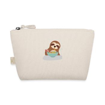 Un paresseux mignon s'endort en mangeant paresseux - Trousse biologique - nature - Devant