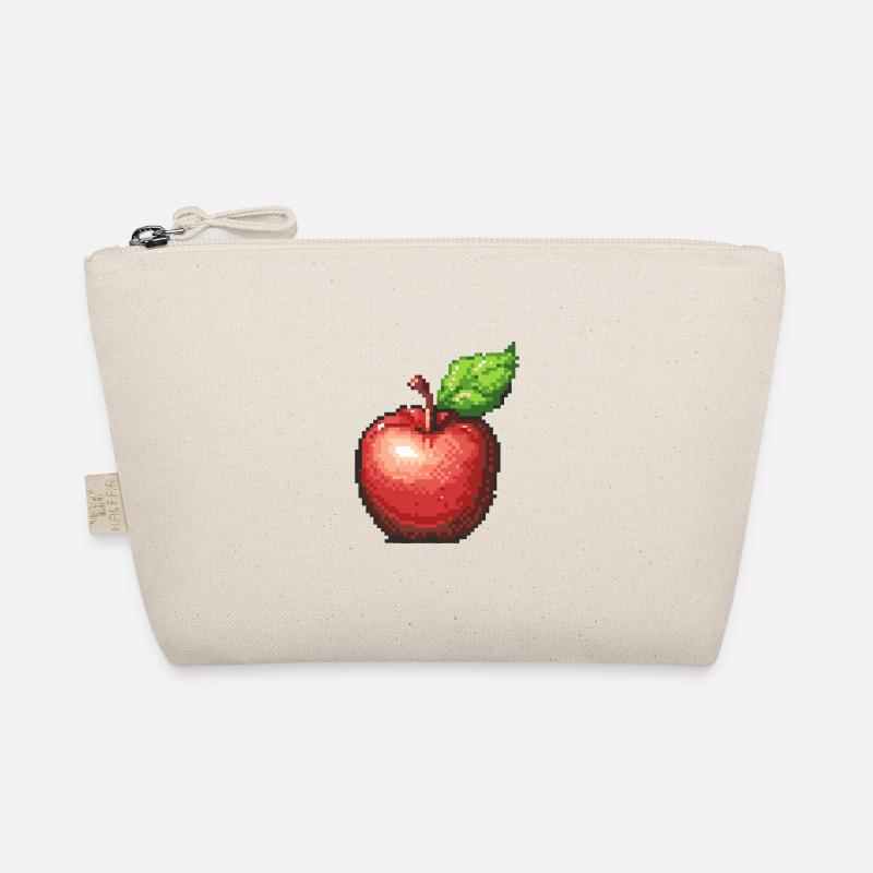 Apple Pixel Icon Organic Pouch