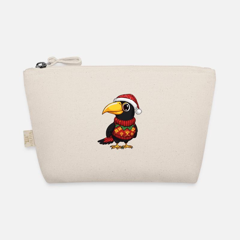 Toucan Bird Christmas Comic Organic Pouch