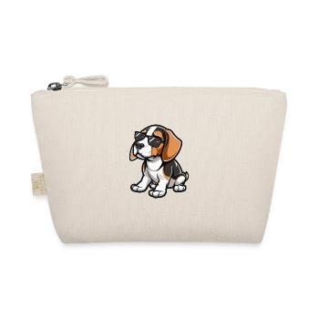 Beagle Hund - Bio-Täschchen - Natur - Vorne