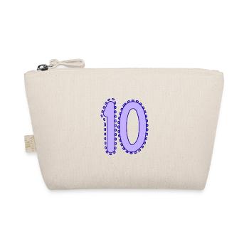10. 10 YEARS. 10th ANNIVERSARY. 10 YEAR ANNIVERSARY. - Organic Pouch - nature - Front