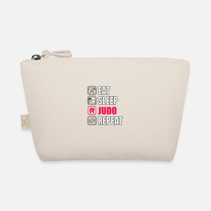 Eat Sleep Judo Repeat Organic Pouch