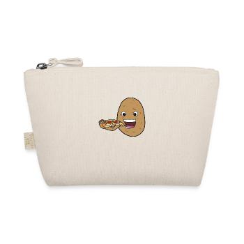 Potatoe Eating Pizza Vegetable Fast Food - Organic Pouch - nature - Front