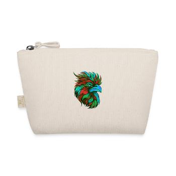 Rooster Portrait Colorful - Organic Pouch - nature - Front