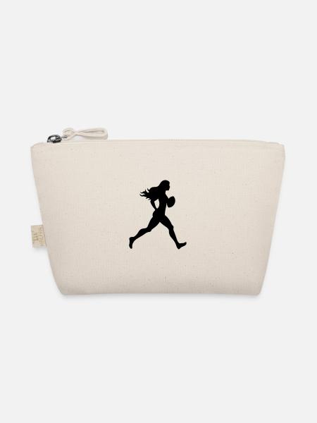 Icône féminine du football américain - Trousse biologique - nature - Devant
