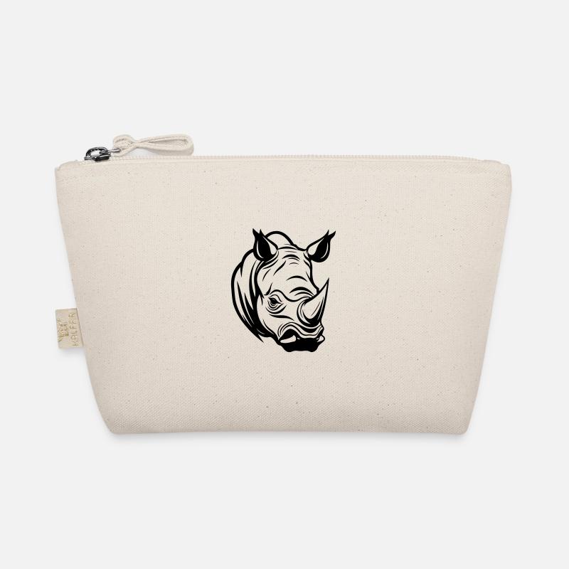Rhino Head Organic Pouch
