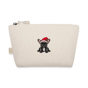Buldog Français Chien Noël - Trousse biologique - nature - Devant