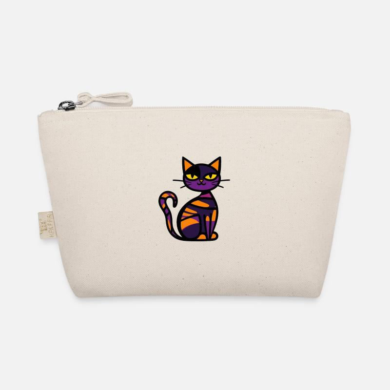 Chat Halloween Bande dessinée Chat Trousse biologique