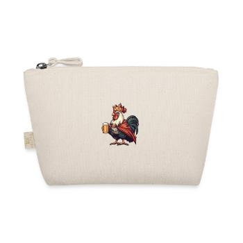 Rooster Beer Funny - Organic Pouch - nature - Front