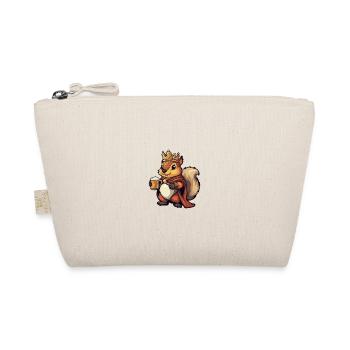 Squirrel Beer Funny - Organic Pouch - nature - Front