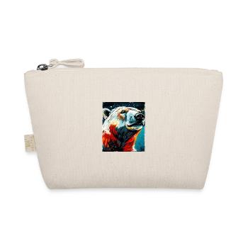 Polar Bear Portrait Polar Bear - Organic Pouch - nature - Front