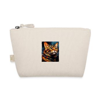 Tête de portrait de chat - Trousse biologique - nature - Devant