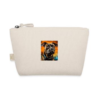 Staffordshire Bull Terrier Dog Portrait - Organic Pouch - nature - Front