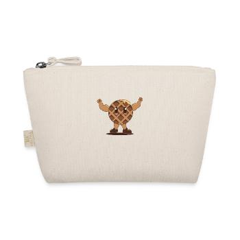 Waffle Lifting Weights Bodybuilder Ironic Gym - Organic Pouch - nature - Front