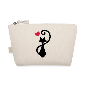 Cat - cat lady - cat - chat - kitty - Organic Pouch - nature - Front