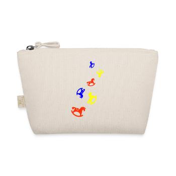 Rocking Horse Toy Baby - Organic Pouch - nature - Front