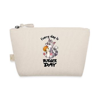 Every Day is Burger Day - Lustige Katze Essen - Bio-Täschchen - Natur - Vorne