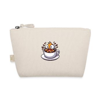 Vogel Ente Küken Kaffee Liebhaber Koffeinschock - Bio-Täschchen - Natur - Vorne