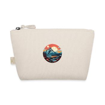 Mountains, Landscape, Circle - Organic Pouch - nature - Front