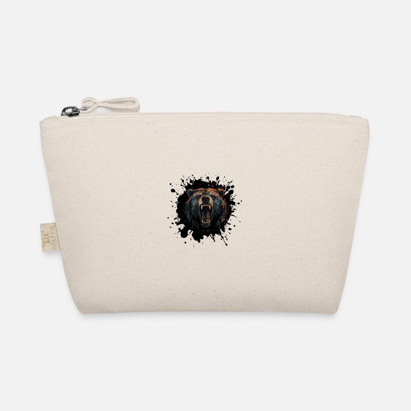 Portrait d’ours Grizzli Trousse biologique