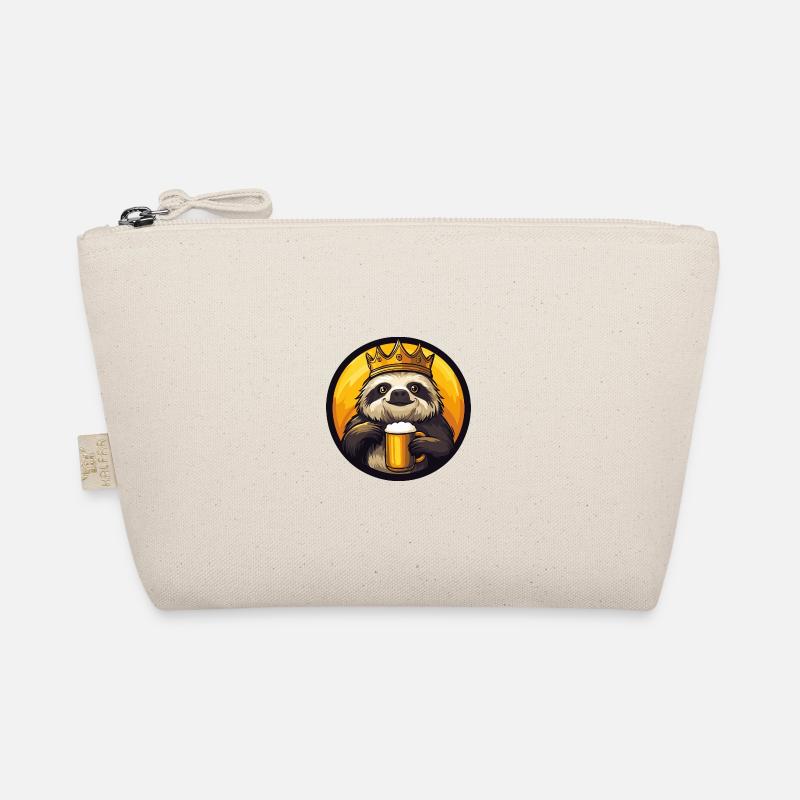 Faultier Bier Comic Bio-Täschchen