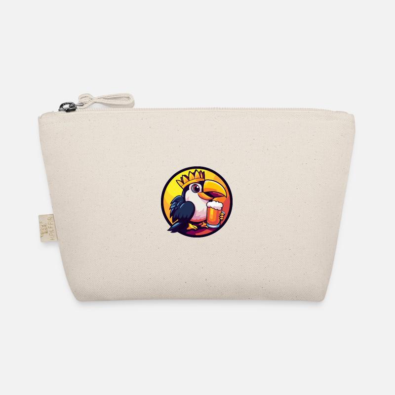 Tukan Vogel Bier Comic Bio-Täschchen