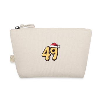 49 Zahl Weihnachten - Bio-Täschchen - Natur - Vorne