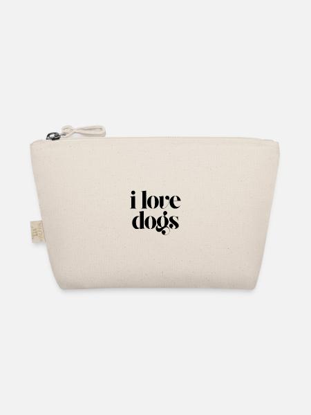 i love dogs - Organic Pouch - nature - Front