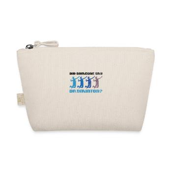 Quelqu'un dit Badminton Ironic Shuttlecock Sports - Trousse biologique - nature - Devant