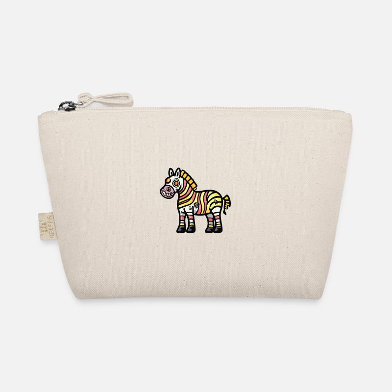 Zebra Halloween Comic Zombie Bio-Täschchen