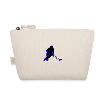 Ice Hockey Spieler Symbol - Bio-Täschchen - Natur - Vorne
