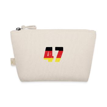 47 Number Jersey Germany - Organic Pouch - nature - Front