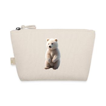 Baby Polar Bear Polar Bear Bear - Organic Pouch - nature - Front