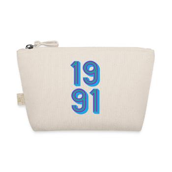 1991 Year of birth | Colors changeable - Organic Pouch - nature - Front