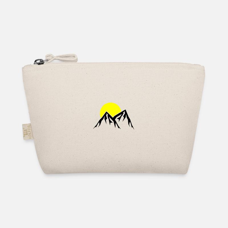 Berge Icon Symbol Bio-Täschchen