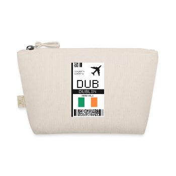 Dublin, Ireland Boarding Pass - DUB Ticket - Organic Pouch - nature - Front