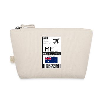 Carte d’embarquement à Melbourne, Australie - Billet MEL - Trousse biologique - nature - Devant