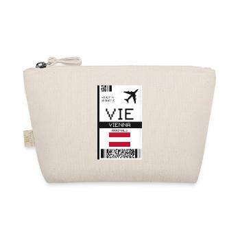 Vienna, Austria Boarding Pass - VIE Flight Ticket - Organic Pouch - nature - Front