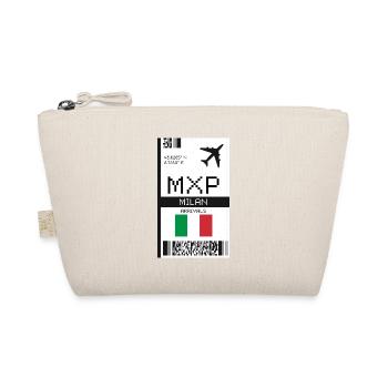 Carte d’embarquement à Milan, Italie - Billet d’aéroport MXP - Trousse biologique - nature - Devant