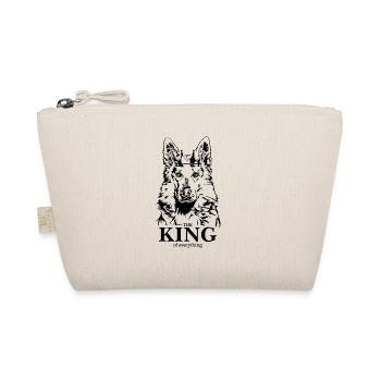 White Swiss Shepherd King of everything - Organic Pouch - nature - Front