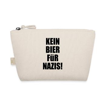No beer for nazis - Organic Pouch - nature - Front