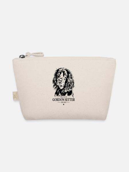 Gordon Setter Mom Dog Dog Hunting Dogs Wilsigns - Organic Pouch - nature - Front