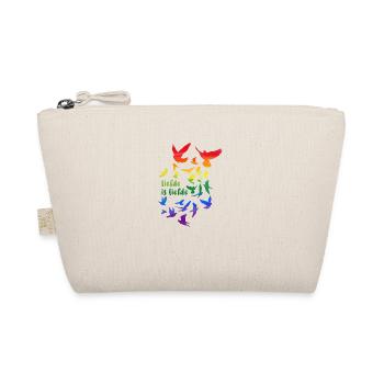 liefde is liefde,rainbow,deaf,birds - Organic Pouch - nature - Front