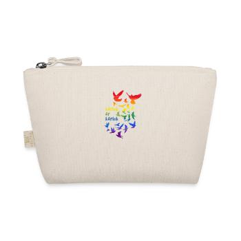 kärlek är kärlek,rainbow,deaf,birds - Organic Pouch - nature - Front