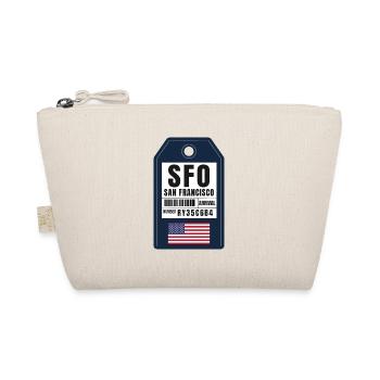 Carte d’embarquement san francisco - Airport Ticket SFO - Trousse biologique - nature - Devant