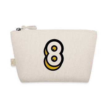 8. 8 YEARS. 8TH ANNIVERSARY. BIRTHDAY 8 YEARS - Organic Pouch - nature - Front