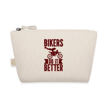 Motorcycle Motocross Bike Racing Motorsport - Organic Pouch - nature - Front