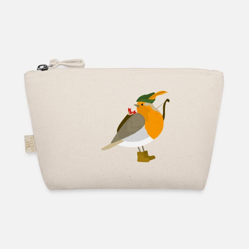 Robin Hood Rotkehlchen bunt - Bio-Täschchen - Natur