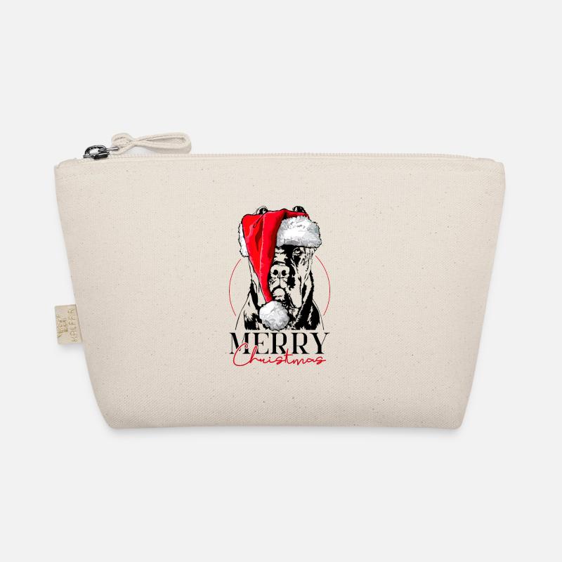 Santa CANE CORSO Merry Christmas Hund Wilsigns Bio-Täschchen